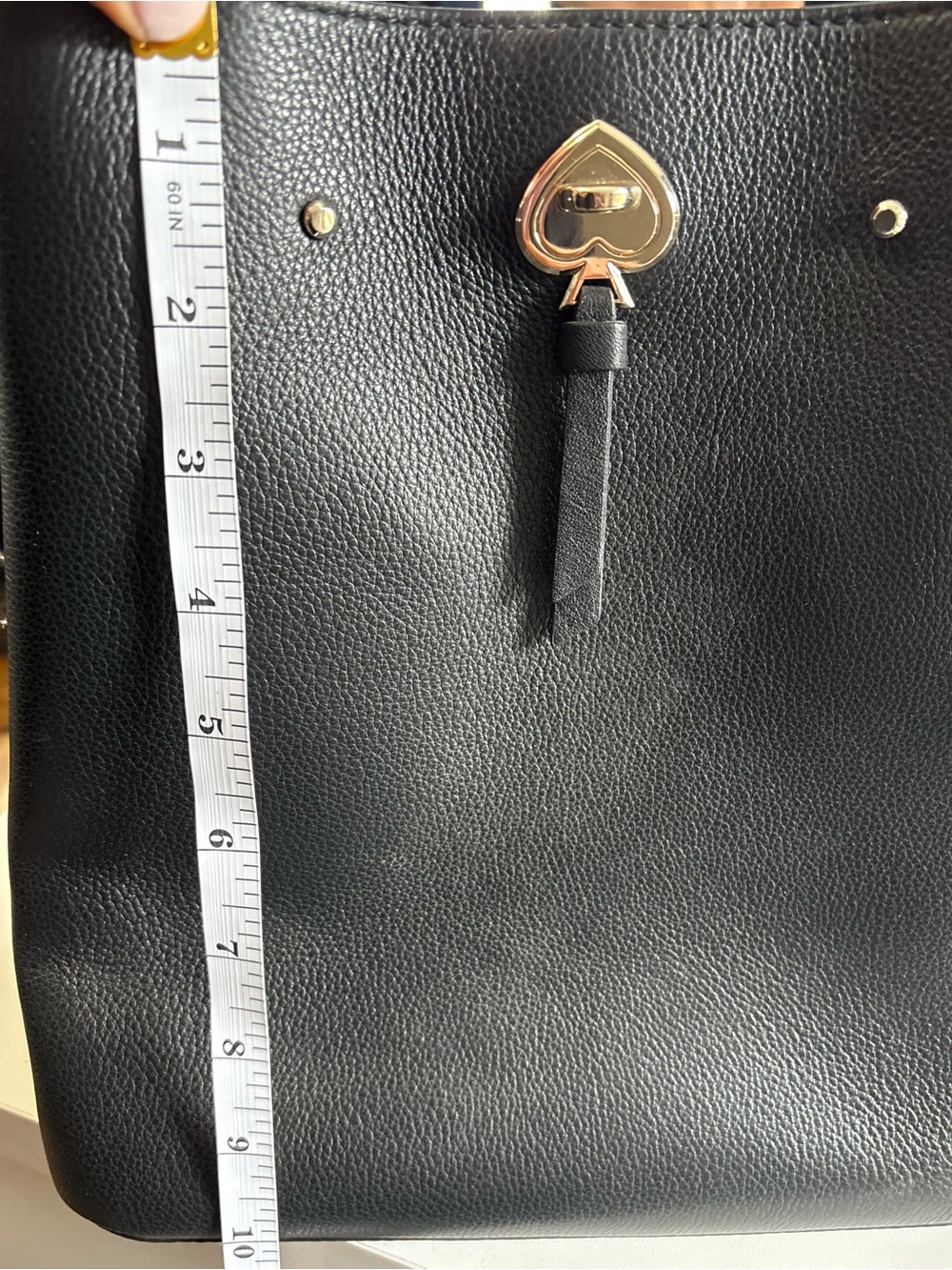 kate spade Black Pebbled Leather Shoulder Bucket Bag - Picture 6 of 7